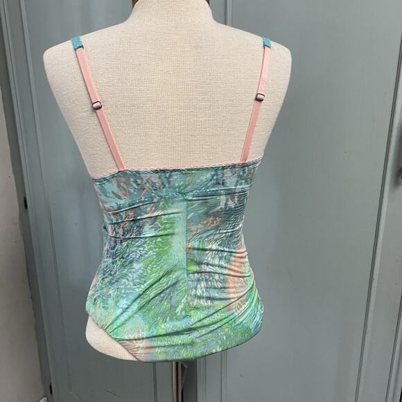 Cosmopolitan Lingerie Bodysuit Semi Sheer Size Medium Y2K Colorful Flirty - Picture 2 of 6